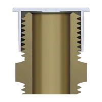 Flanged Caps for BSP and NPT Threads