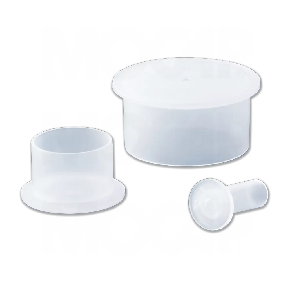 Flanged Plastic Caps for Standard Straight Threads