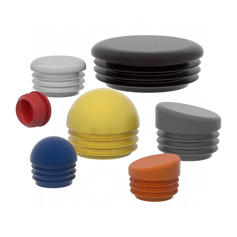 Round End Cap Round Inner Plug for Steel Pipe Blanking Plugs-Various Sizes. 
